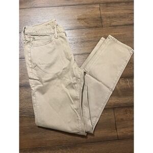 American Eagle Mens 29x34 (Measure  29x31) Khaki Flex Athletic Soft Twill Chino